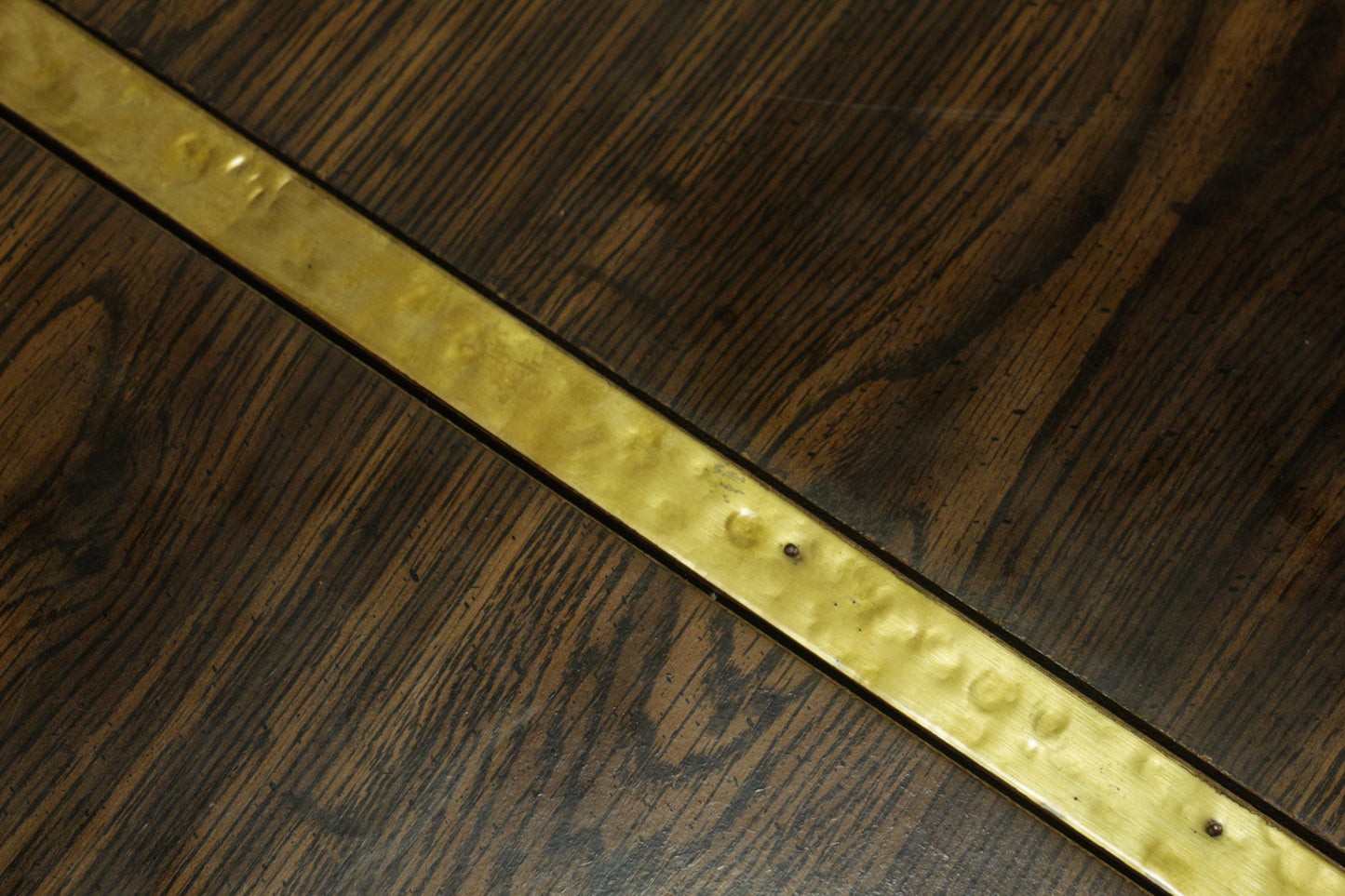 Campaign-Style Laminate & Gold Coffee Table - ONLINE ONLY