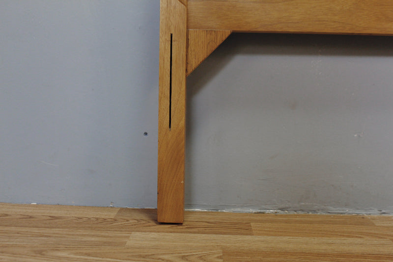 Mid Century Walnut Cutouts Full Headboard - ONLINE ONLY