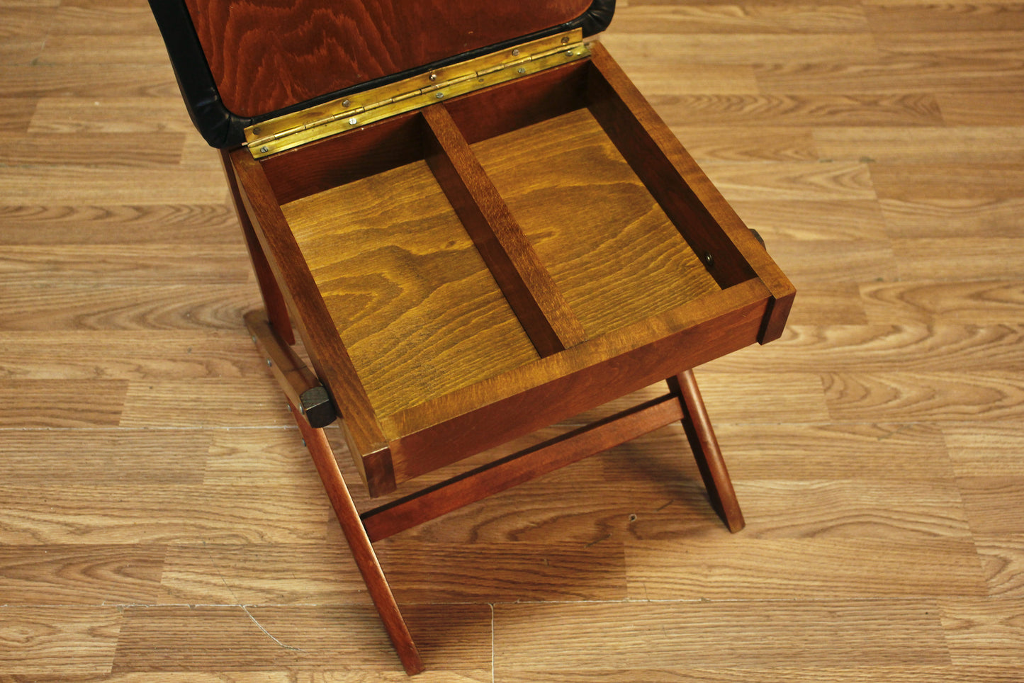 Mid Century Walnut Valet Chair