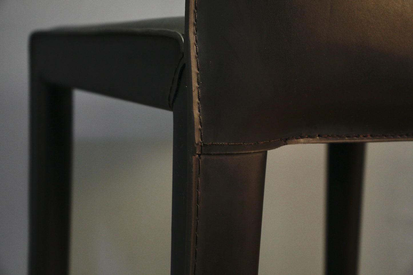 Cocoa Leather Side Chair