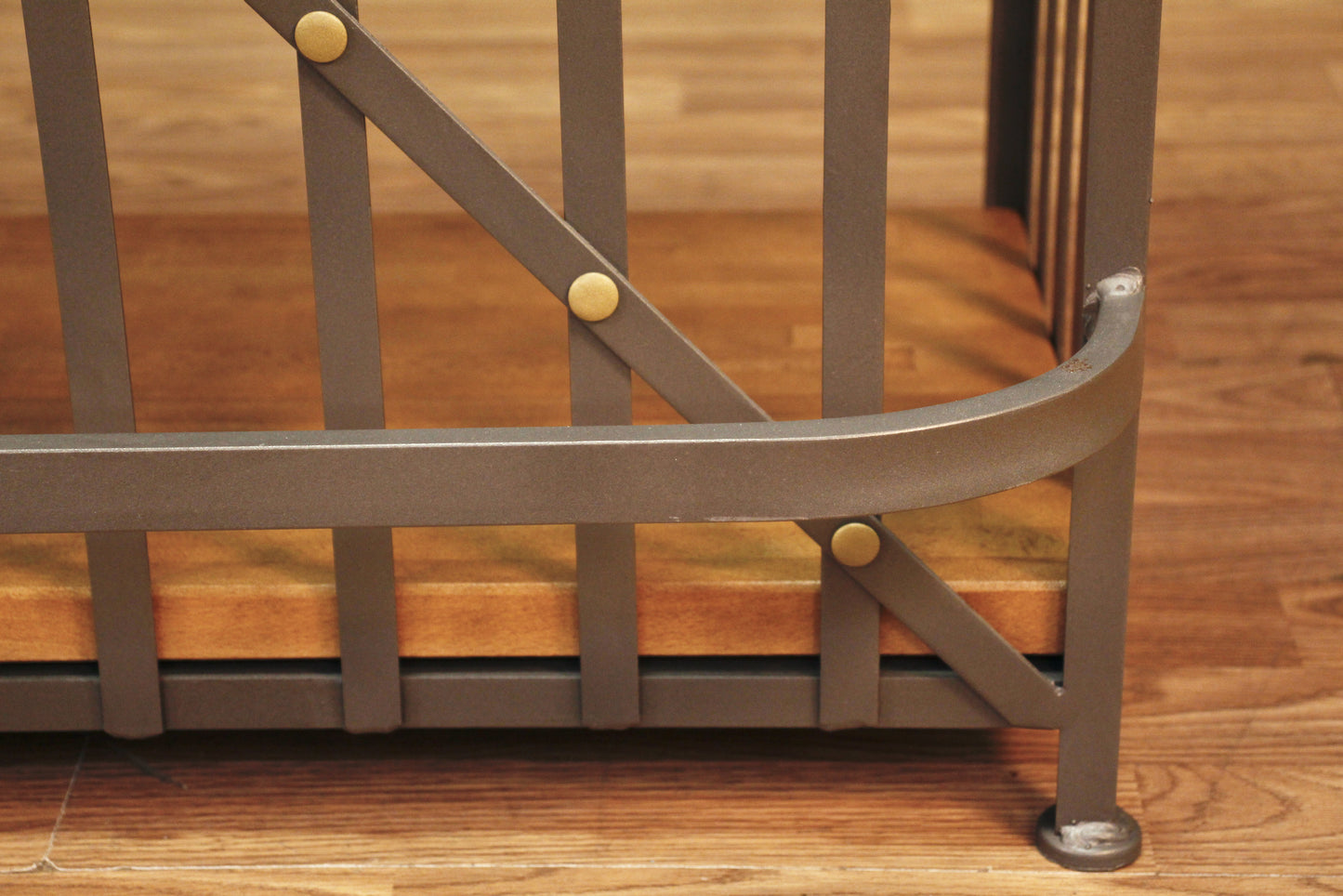Butcher Block & Metal Cage Bar - ONLINE ONLY