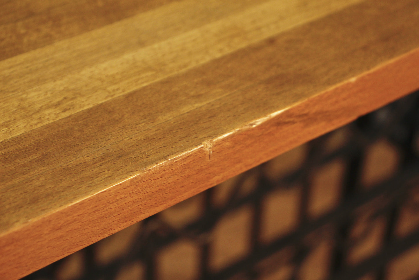 Butcher Block & Metal Cage Bar - ONLINE ONLY