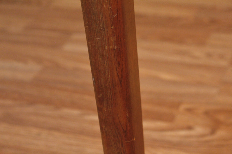 Walnut & Laminate Angular Dining Table - ONLINE ONLY