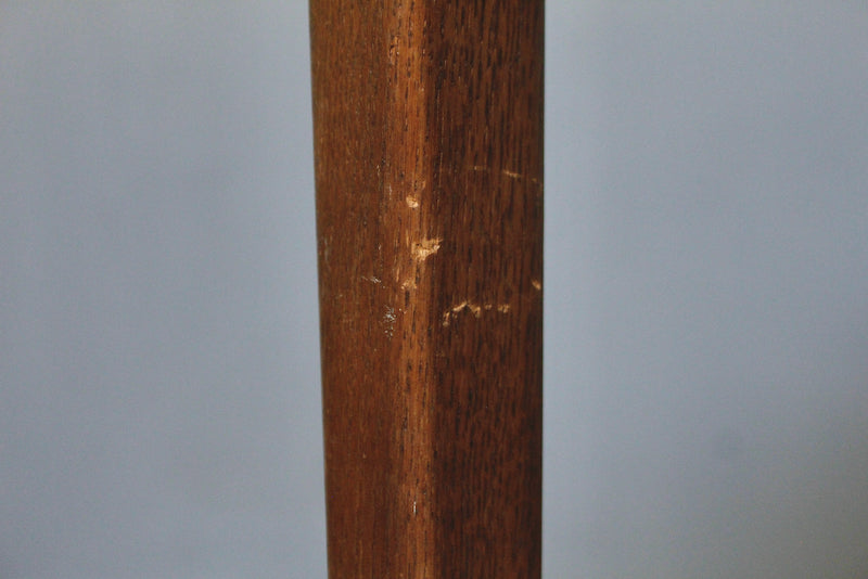 Walnut & Laminate Angular Dining Table - ONLINE ONLY