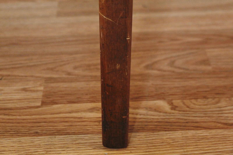 Walnut & Laminate Angular Dining Table - ONLINE ONLY