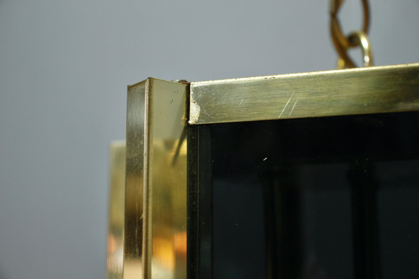 Fredrick Raymond Smoked Glass Swag Lamp
