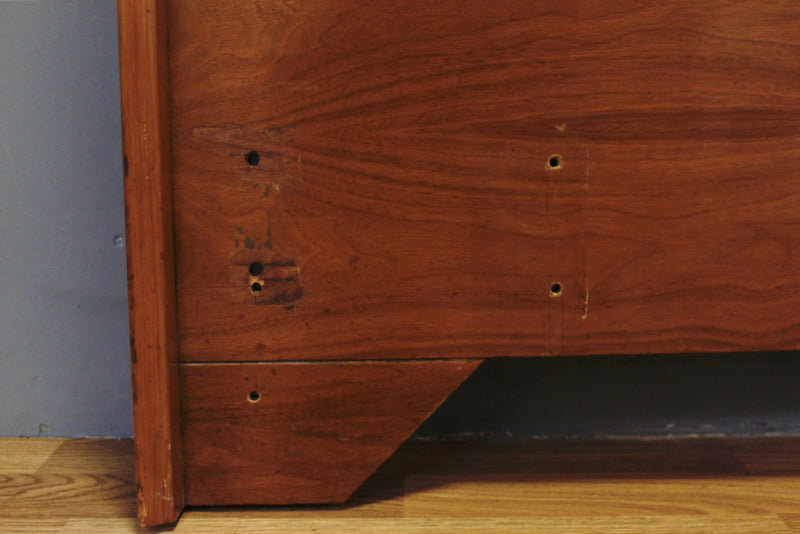 Simple Walnut Full Headboard - ONLINE ONLY