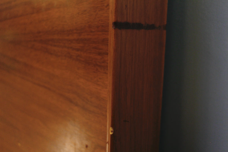 Simple Walnut Full Headboard - ONLINE ONLY