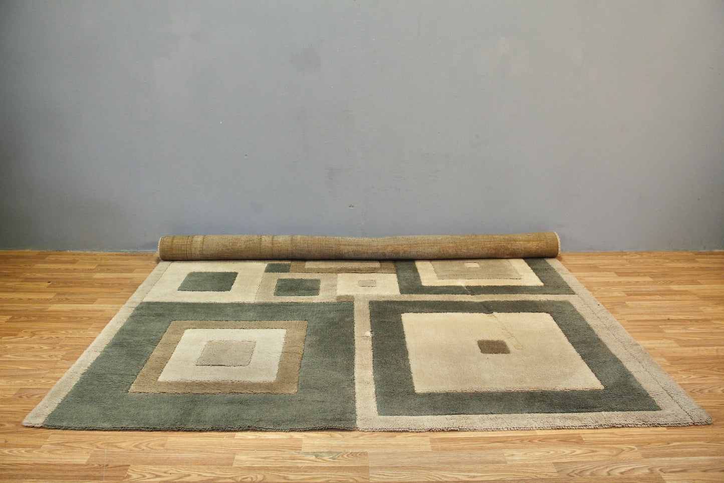 Unikataeppe Danish "Square Dance" Rya Rug