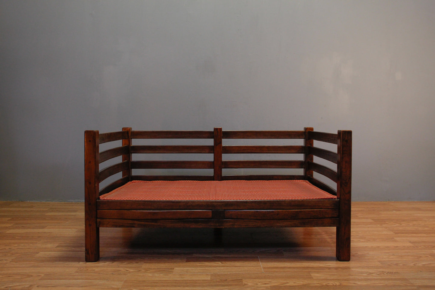 Stav-Oak 1970s Rhubarb Loveseat