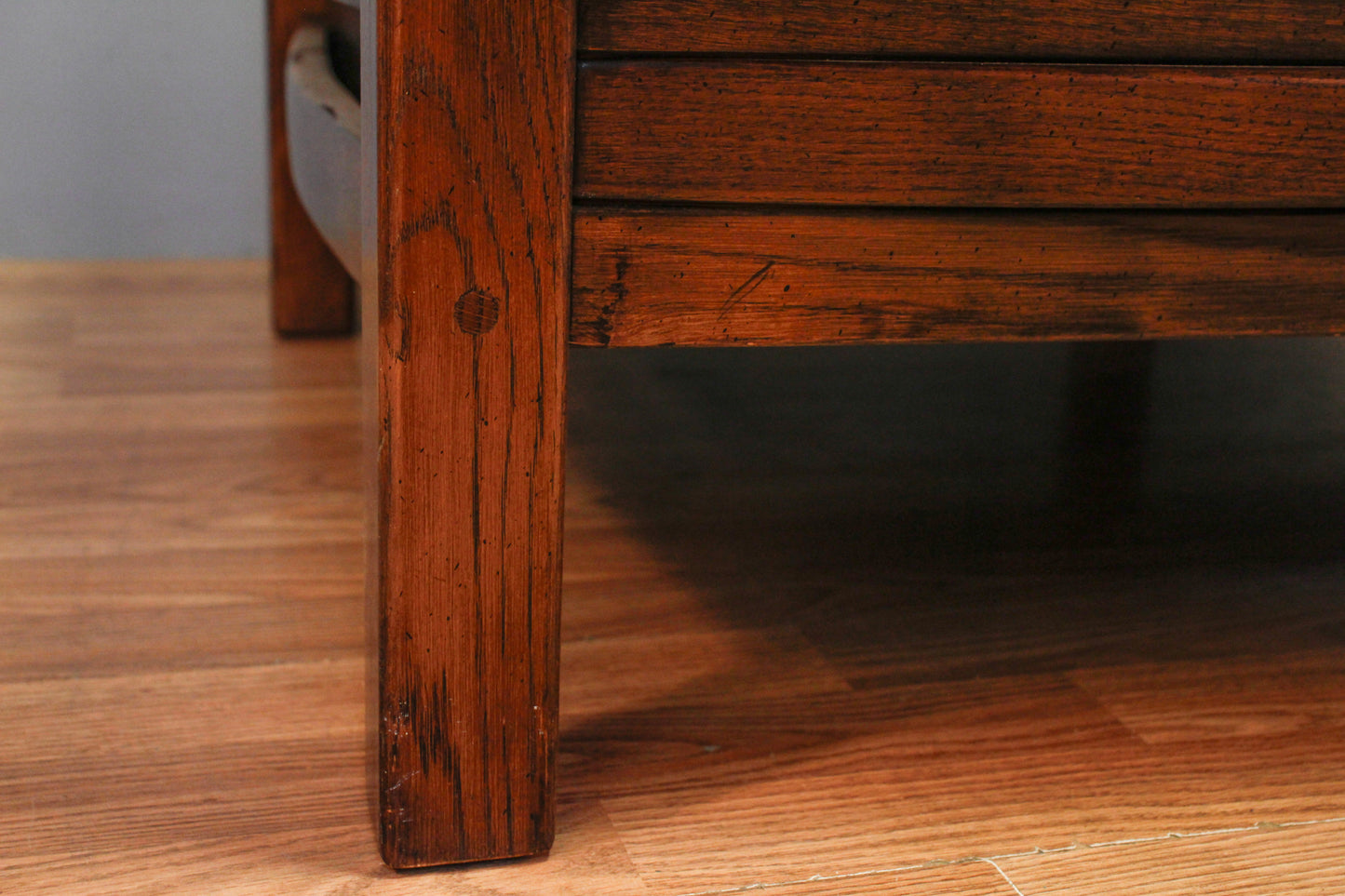 Stav-Oak 1970s Rhubarb Loveseat