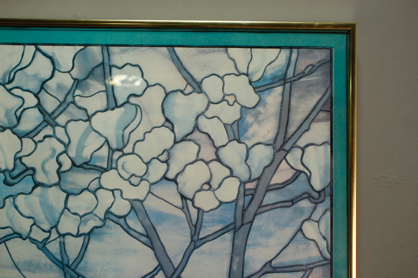 Large "Magnolia and Irises" Tiffany Museum Print