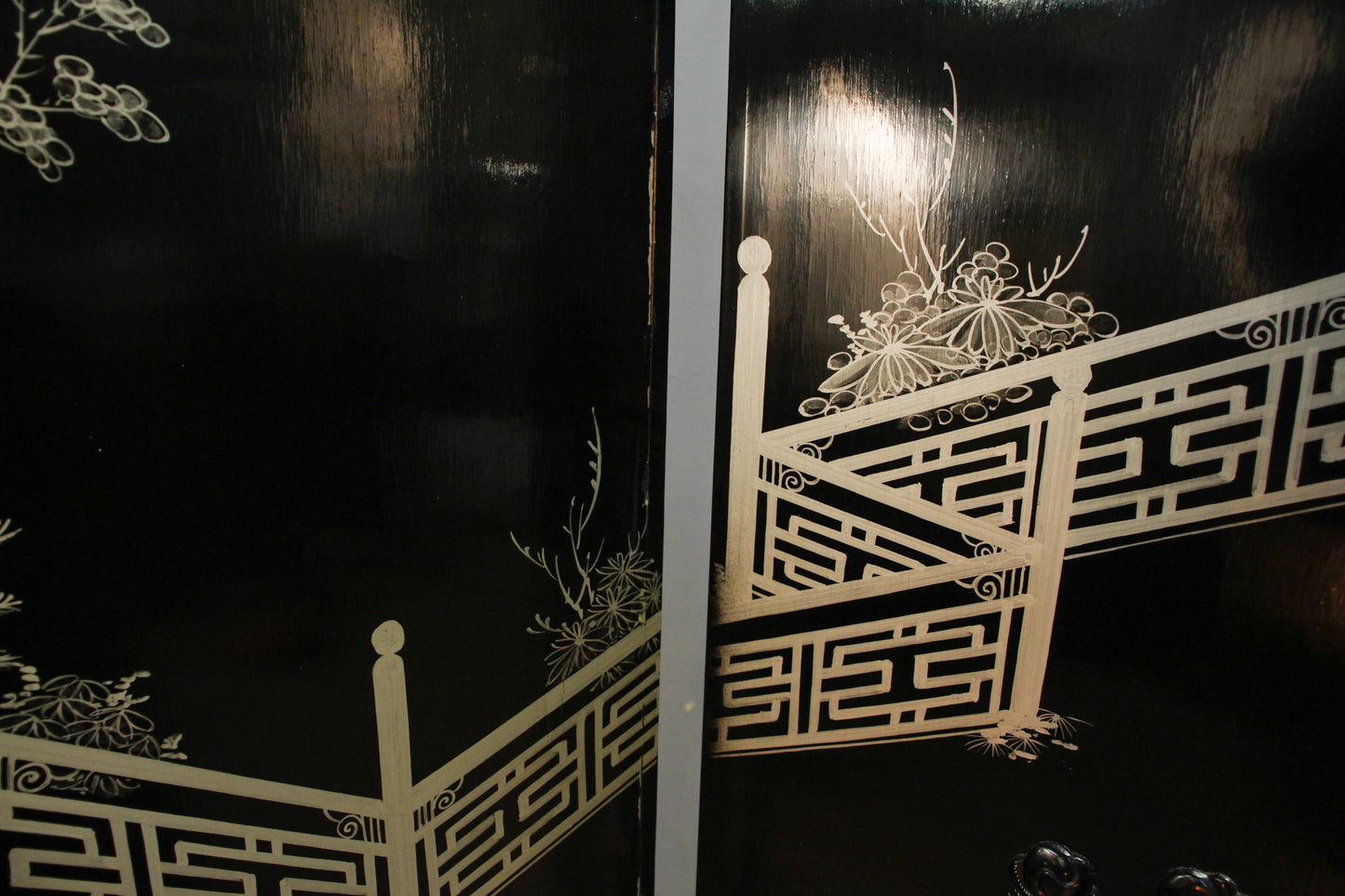 Japanese 4-Panel Folding Room Divider