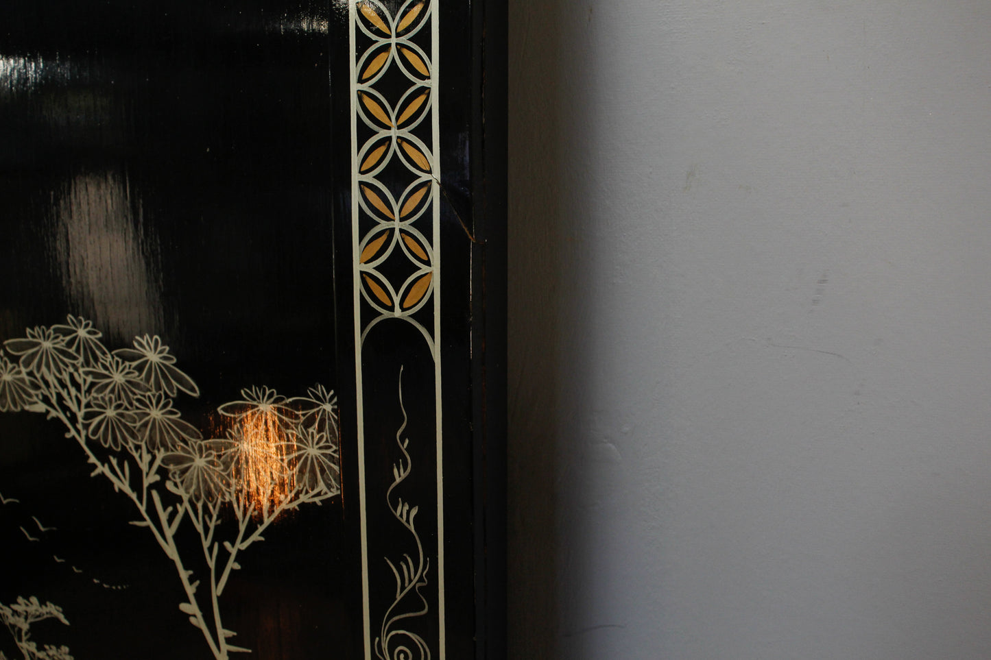Japanese 4-Panel Folding Room Divider