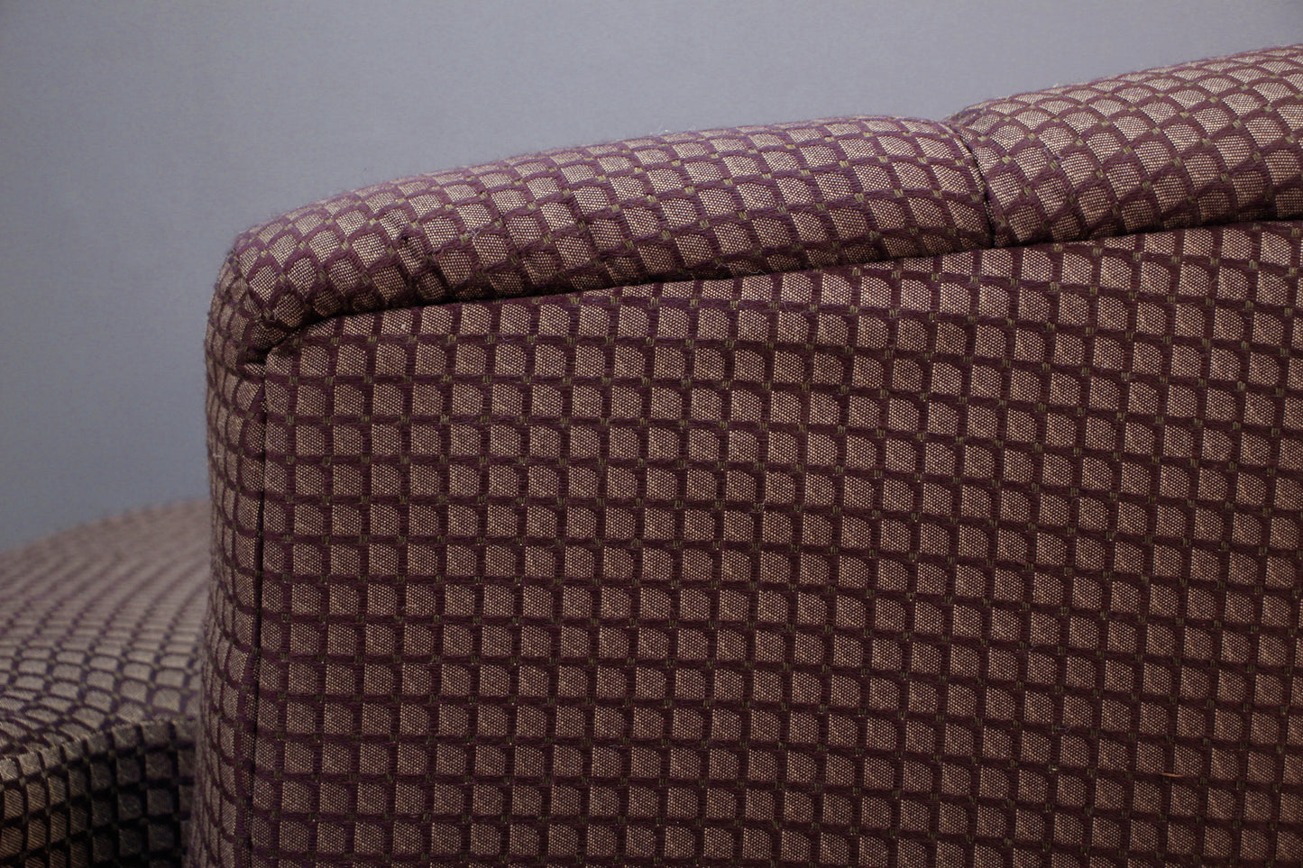 Milo Baughman-Style Grid Swivel Club Chair - ONLINE ONLY