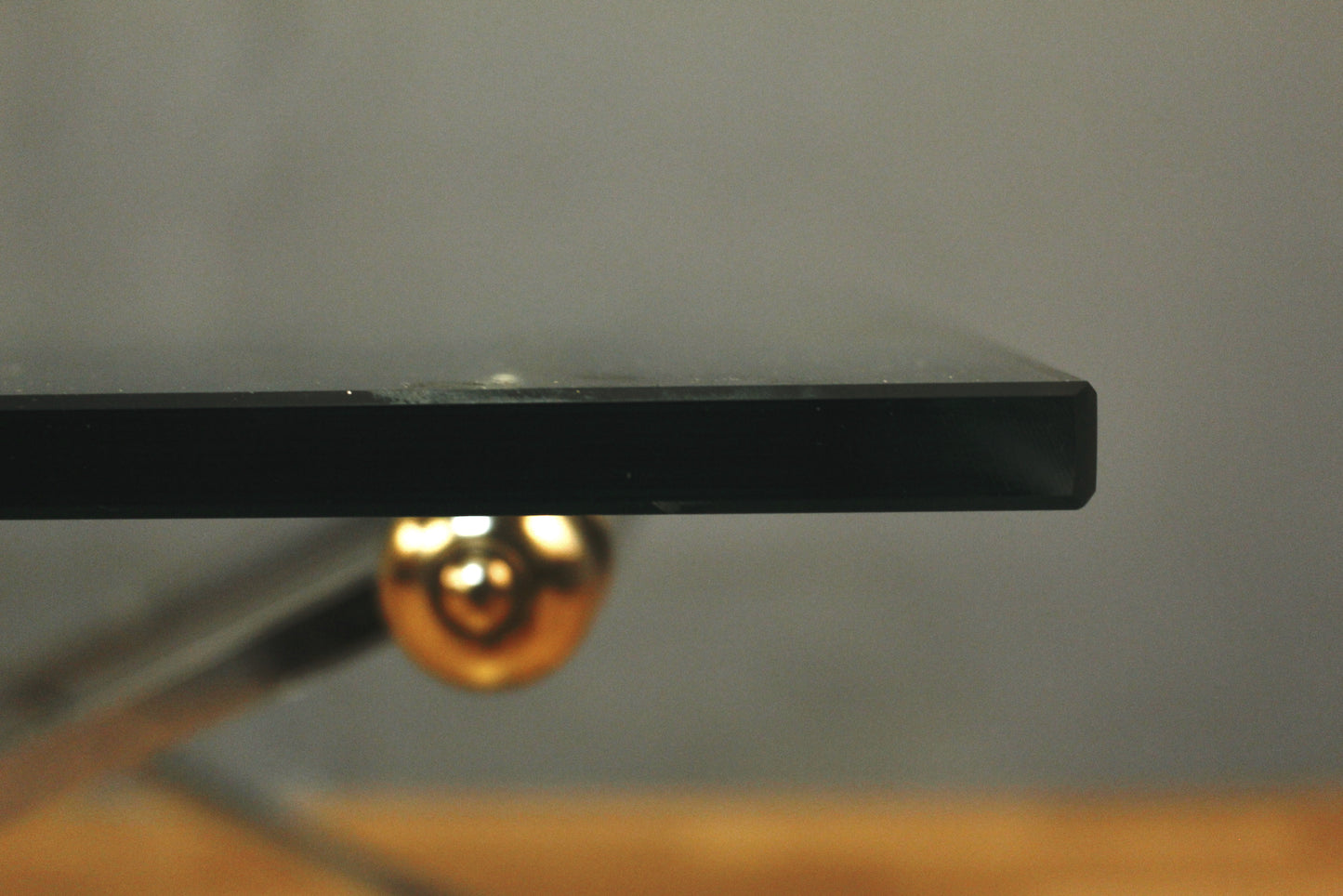 "Triple-X" Chrome & Glass-Top Coffee Table - ONLINE ONLY