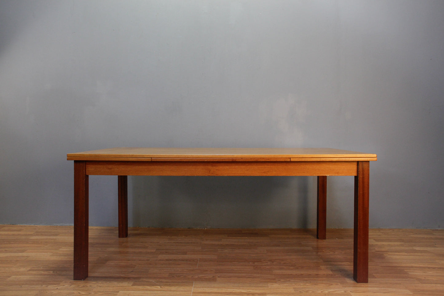 Gangso Danish Teak Dining Table With Built-In Leaves - ONLINE ONLY