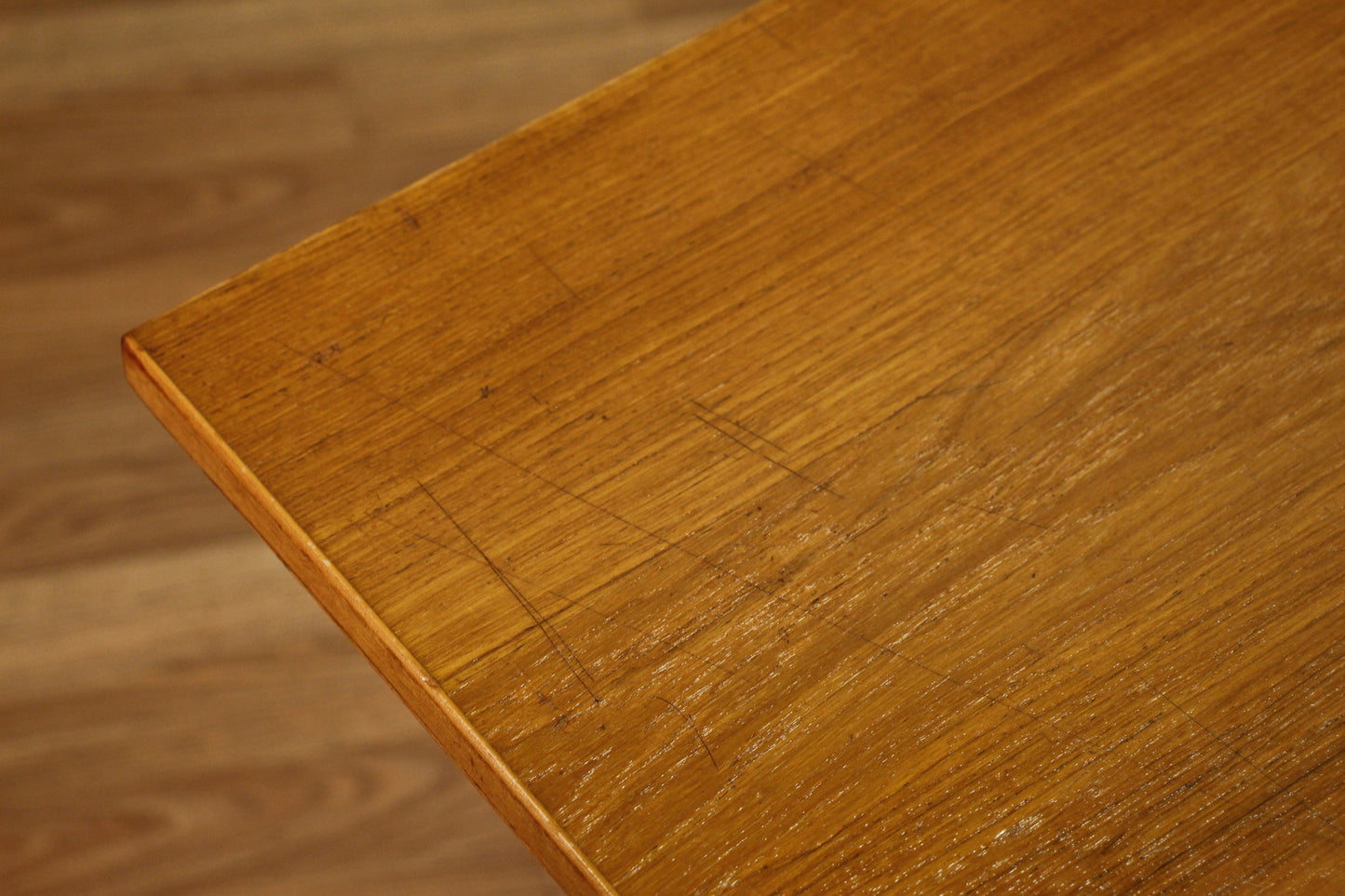 Gangso Danish Teak Dining Table With Built-In Leaves - ONLINE ONLY