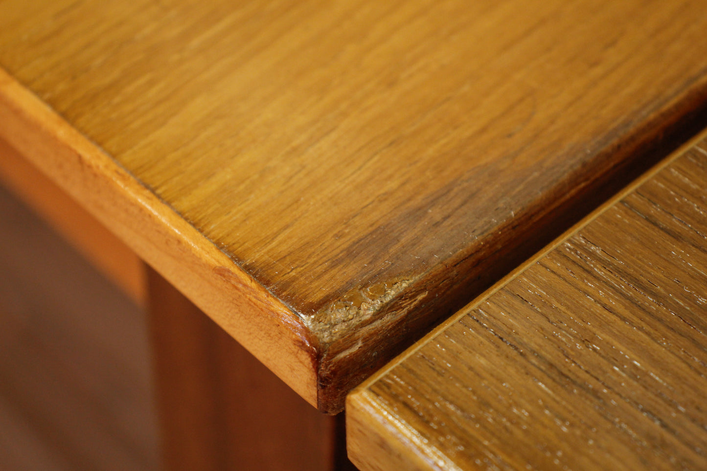 Gangso Danish Teak Dining Table With Built-In Leaves - ONLINE ONLY
