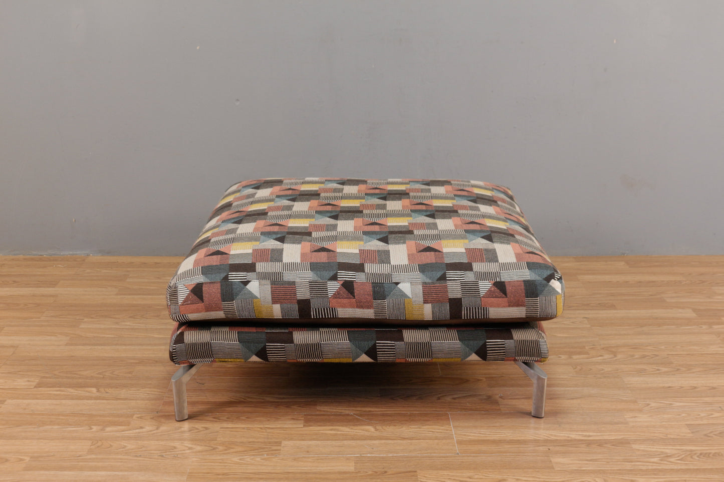 Large Contemporary Geometric Ottoman - ONLINE ONLY