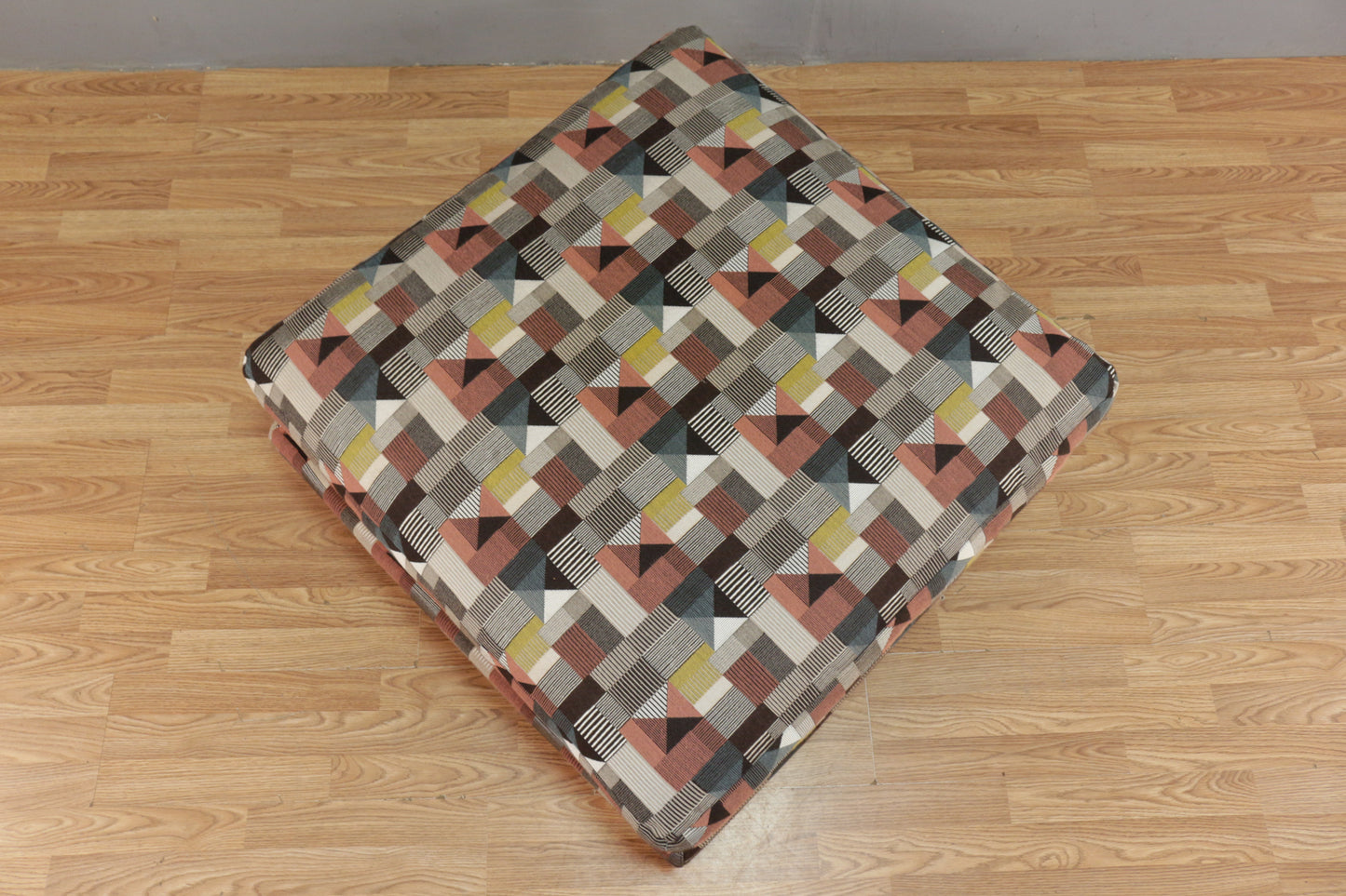Large Contemporary Geometric Ottoman - ONLINE ONLY