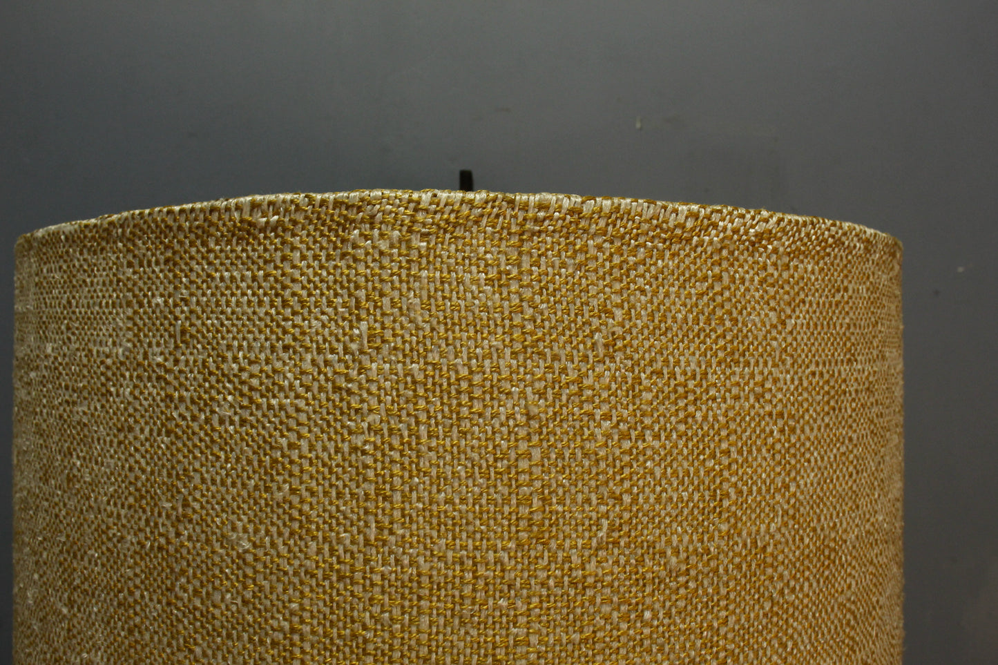 Large Brass & Black Squares Table Lamp