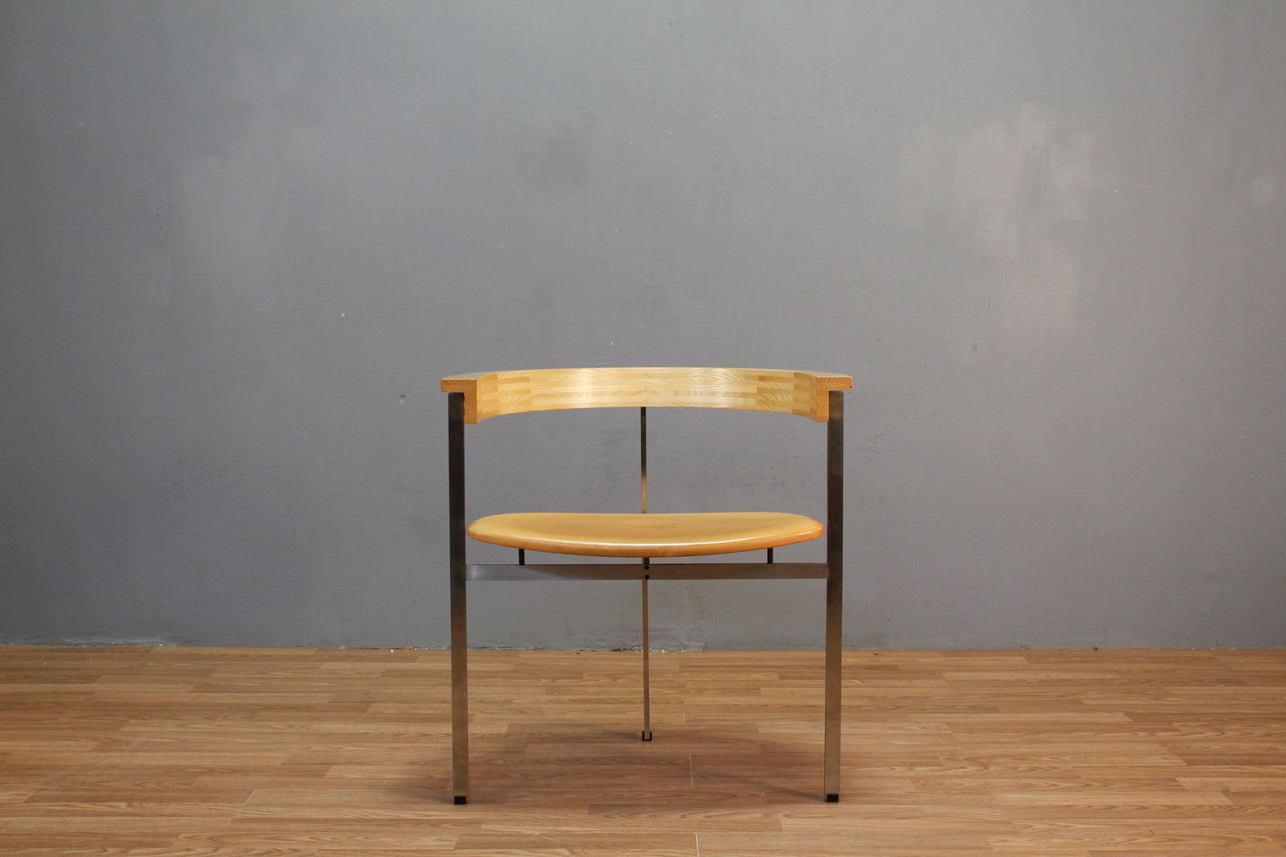PK11 Ash & Steel Armchair Y