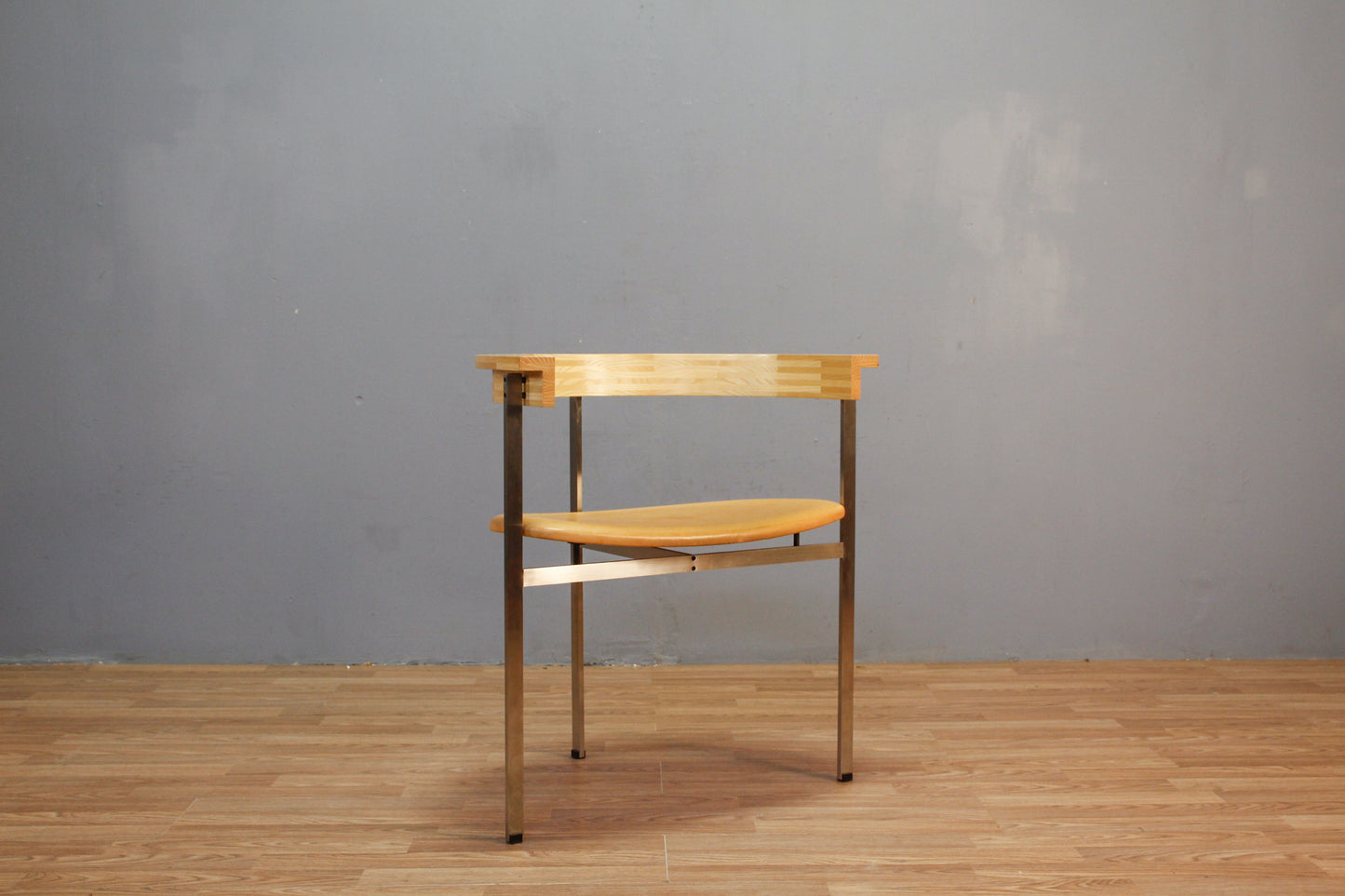PK11 Ash & Steel Armchair Y