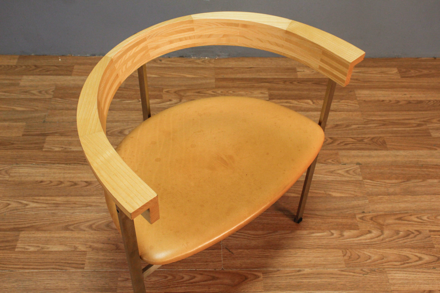 PK11 Ash & Steel Armchair Y