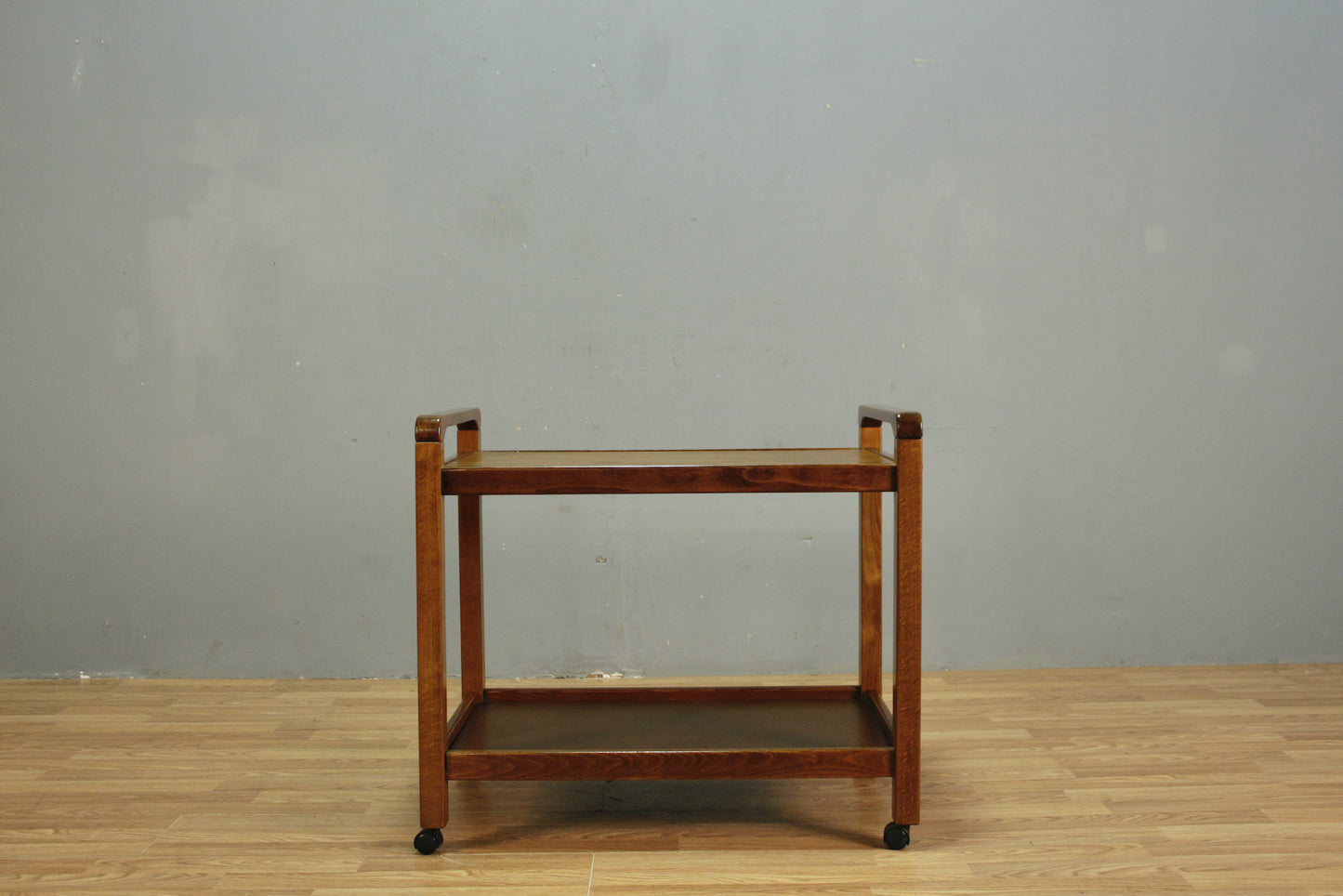 Walnut 2-Tier Cart