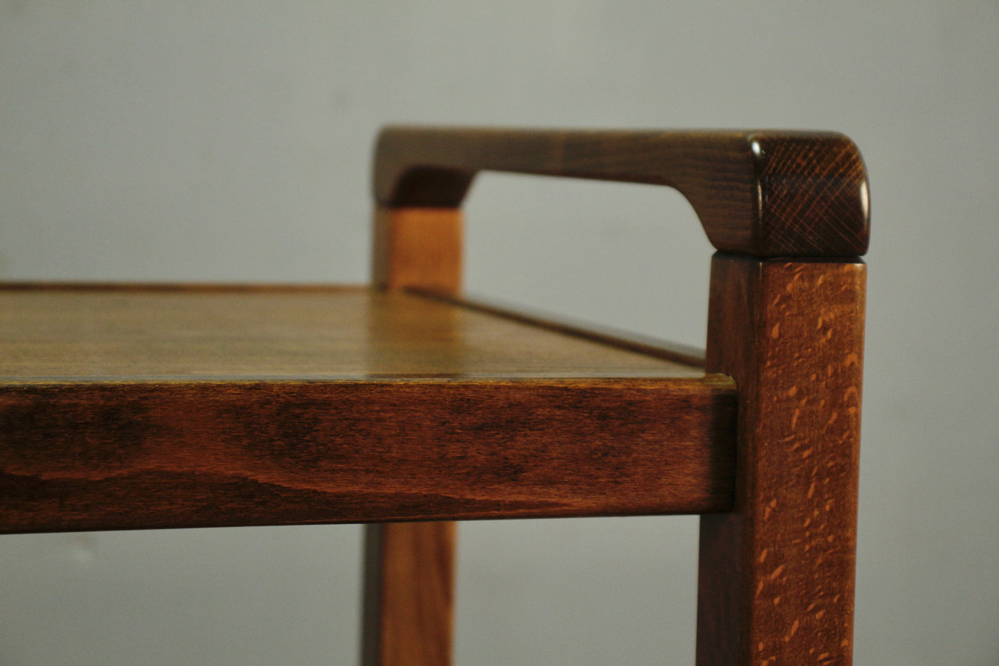 Walnut 2-Tier Cart