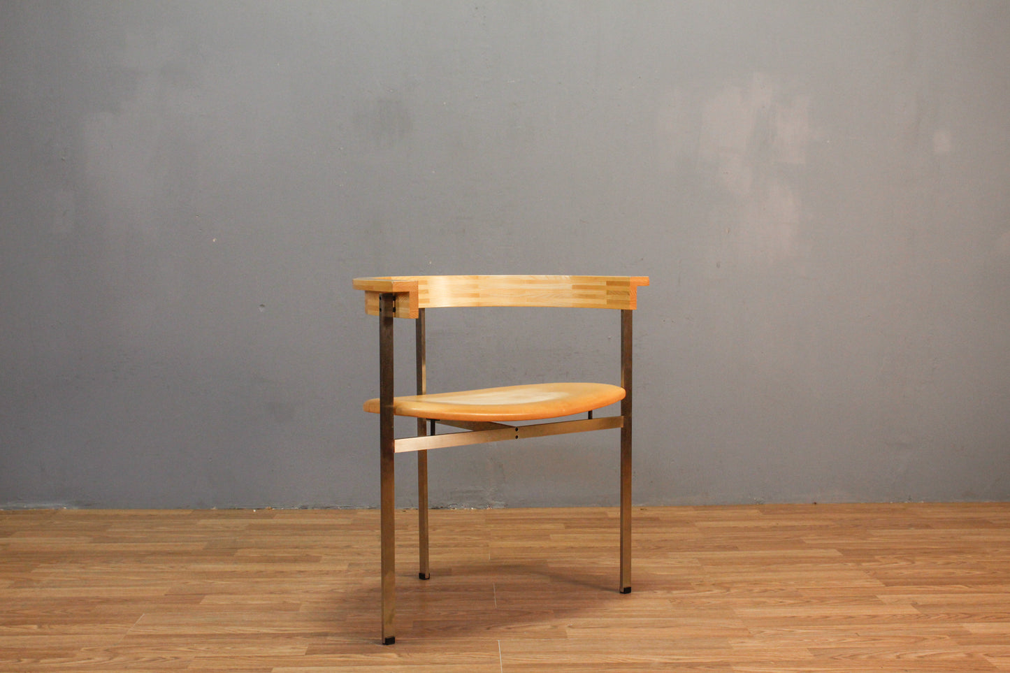 PK11 Ash & Steel Armchair Z