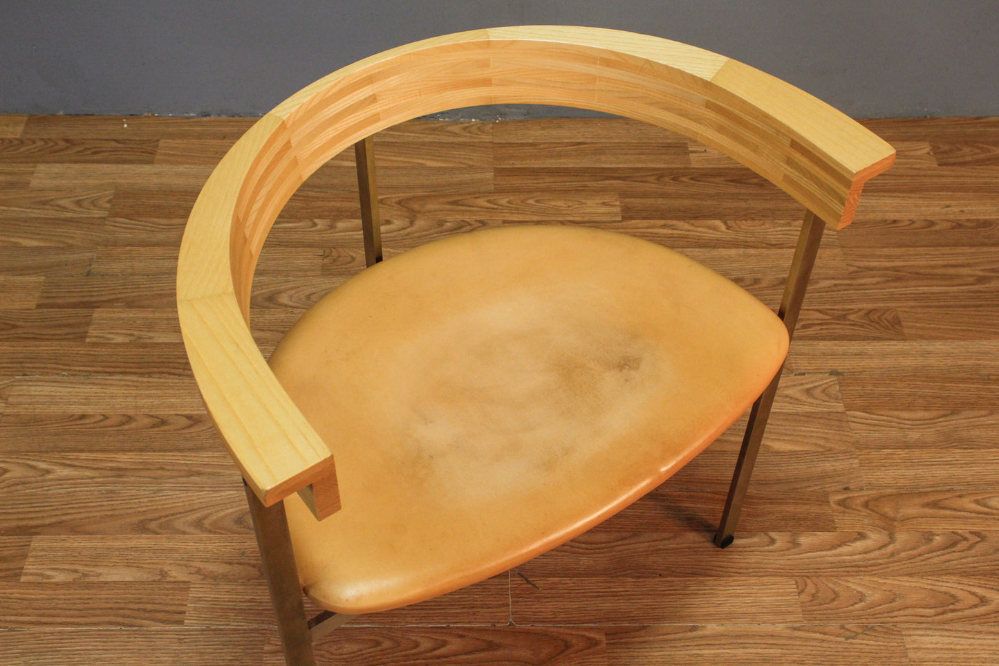 PK11 Ash & Steel Armchair Z