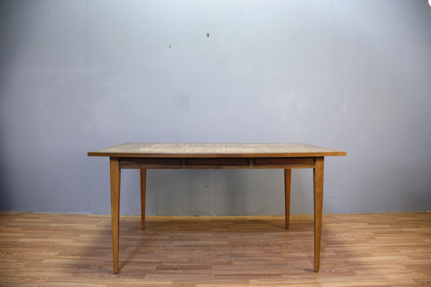 Speckled Walnut Dining Table with 2 Leaves - ONLINE ONLY