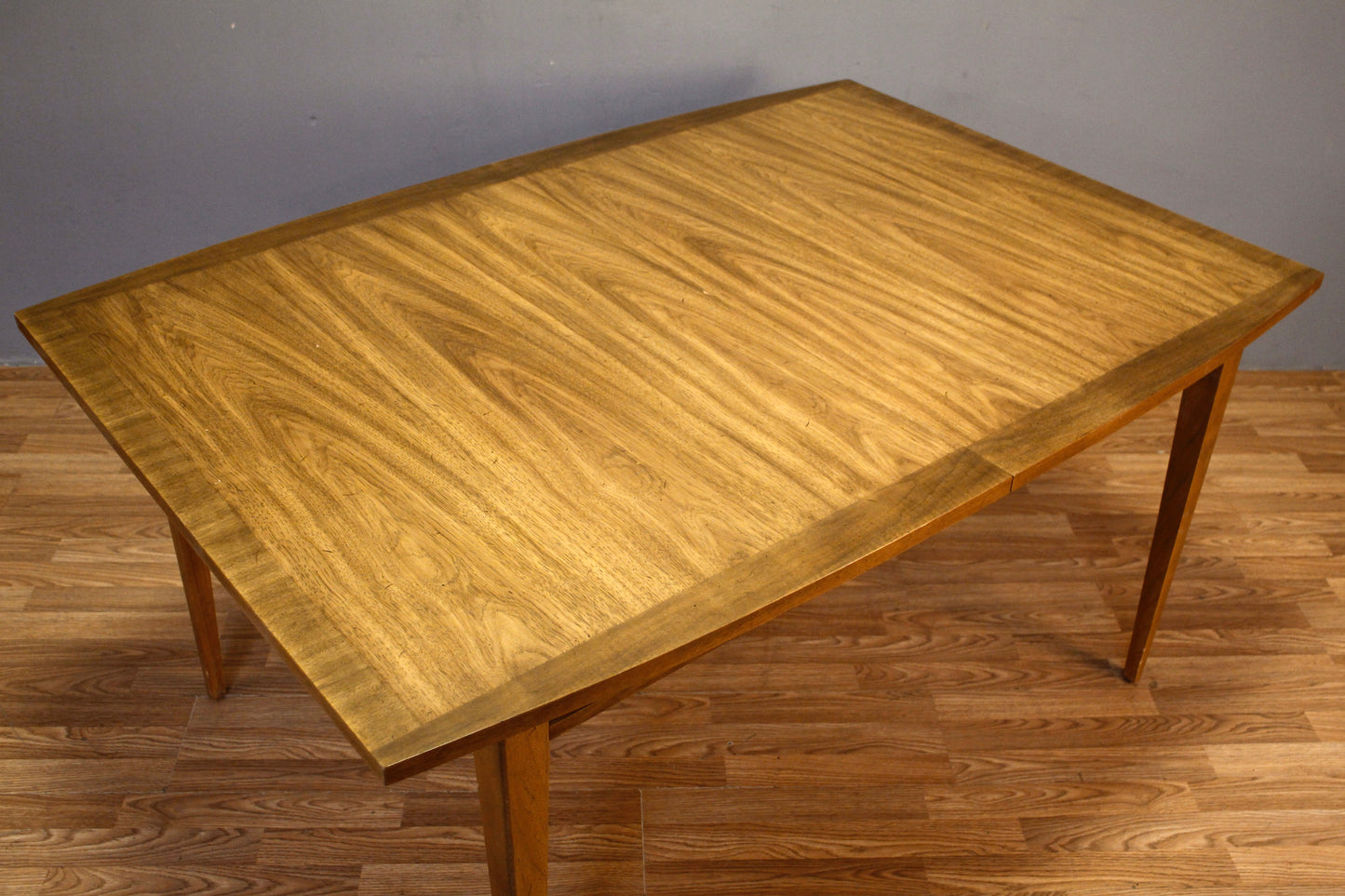 Speckled Walnut Dining Table with 2 Leaves - ONLINE ONLY