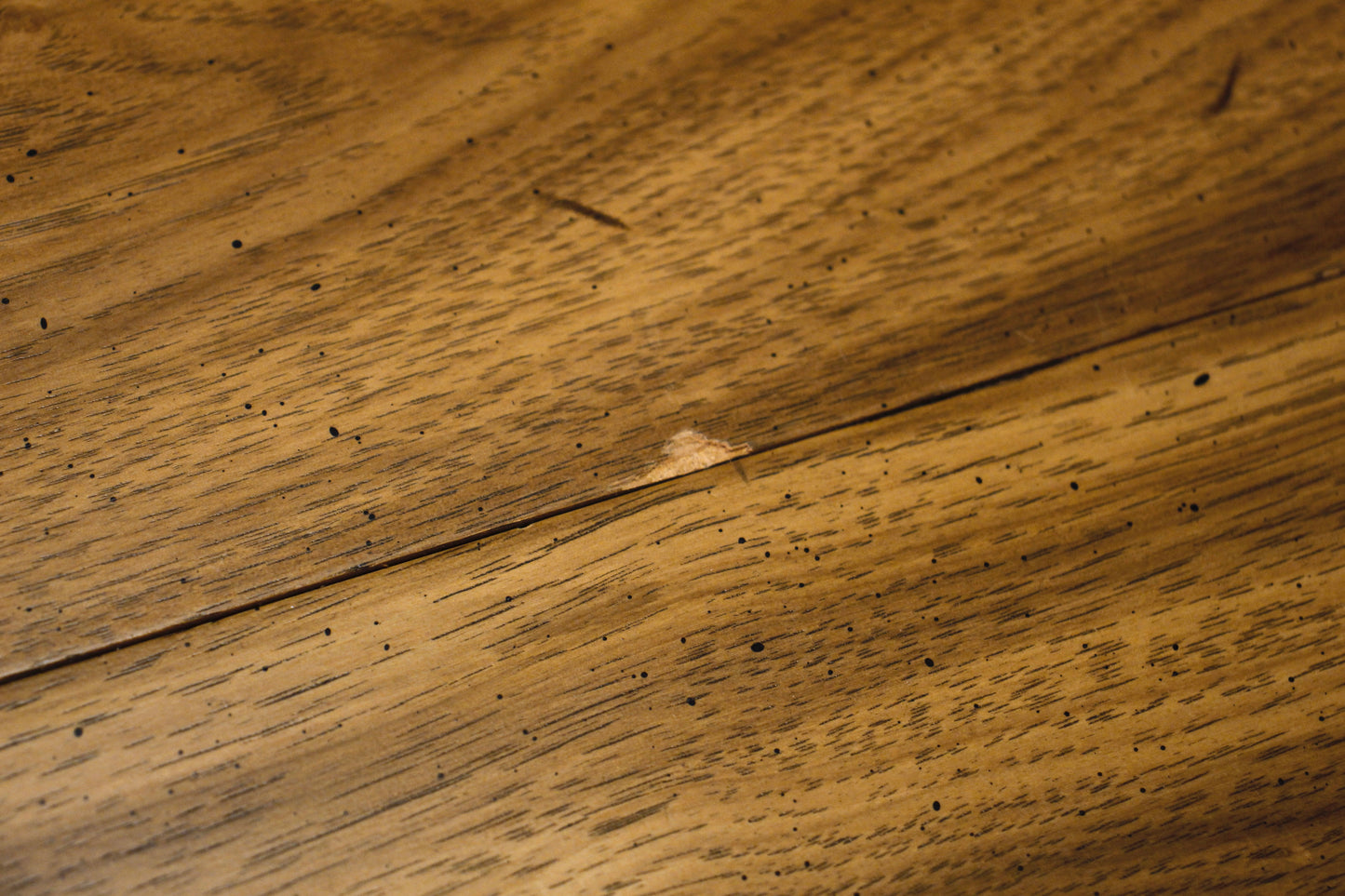 Speckled Walnut Dining Table with 2 Leaves - ONLINE ONLY
