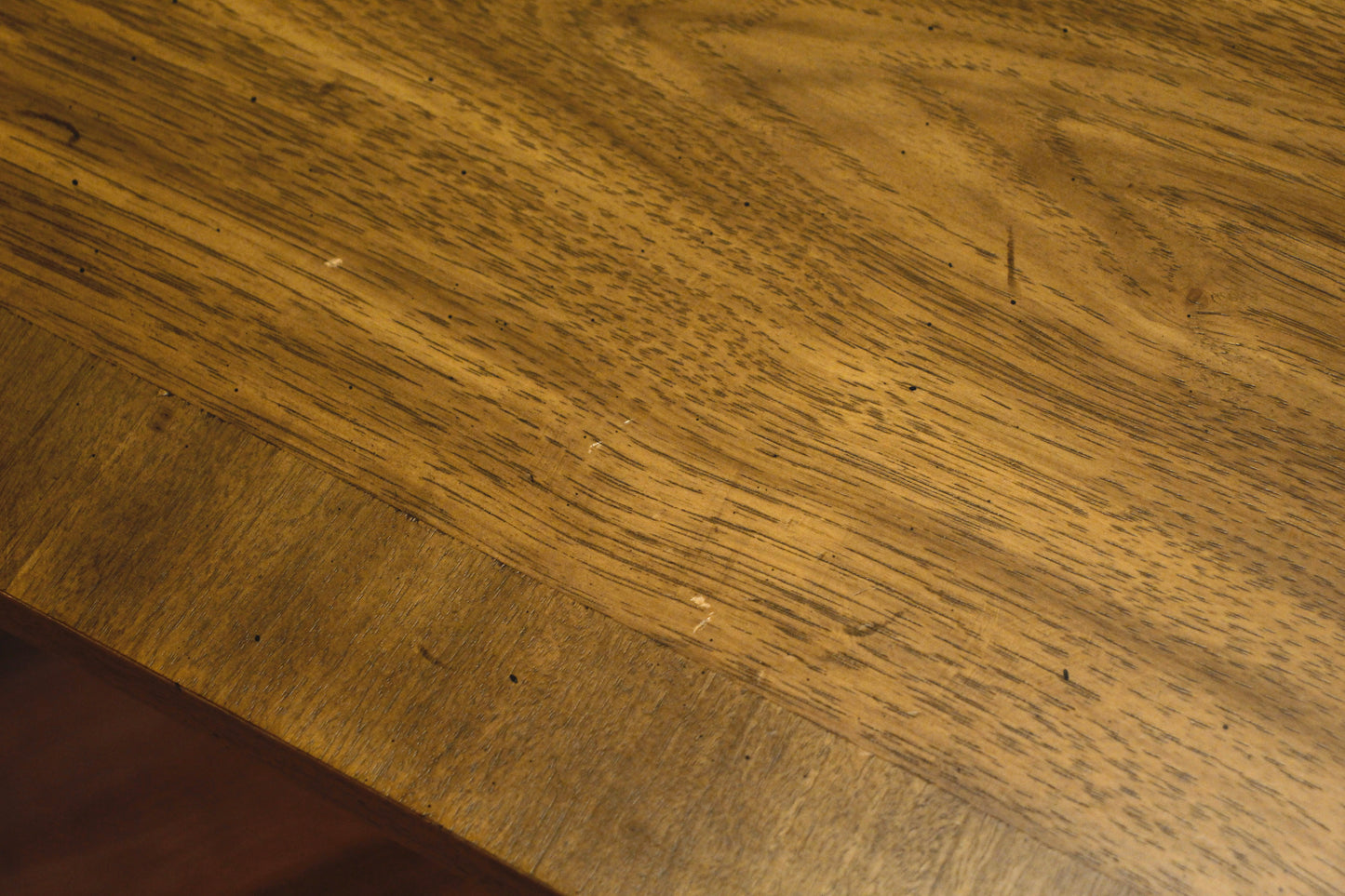 Speckled Walnut Dining Table with 2 Leaves - ONLINE ONLY