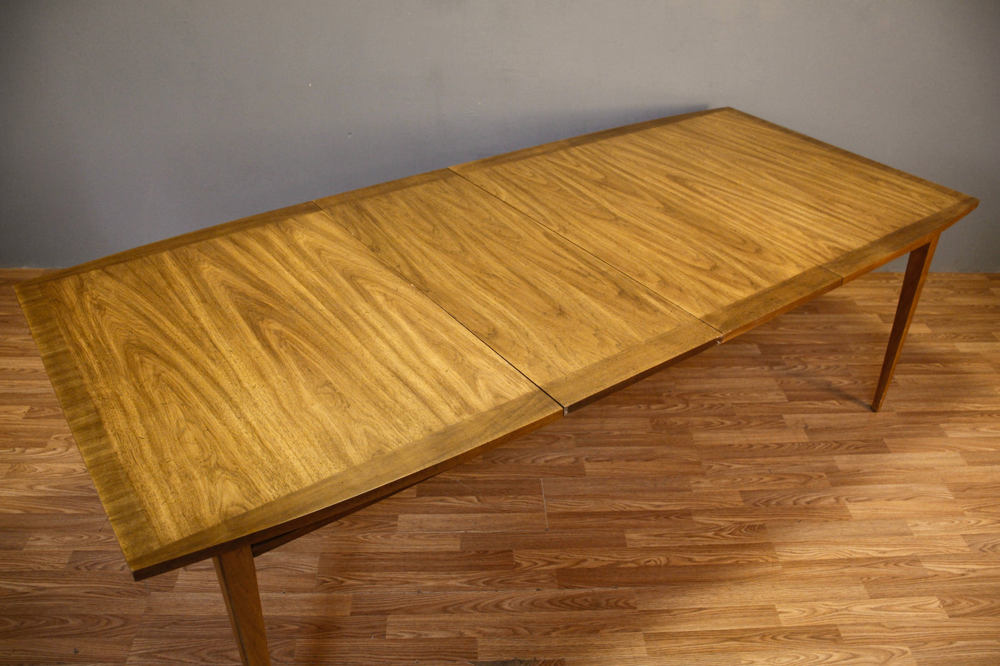 Speckled Walnut Dining Table with 2 Leaves - ONLINE ONLY