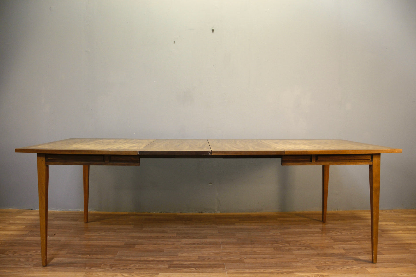 Speckled Walnut Dining Table with 2 Leaves - ONLINE ONLY