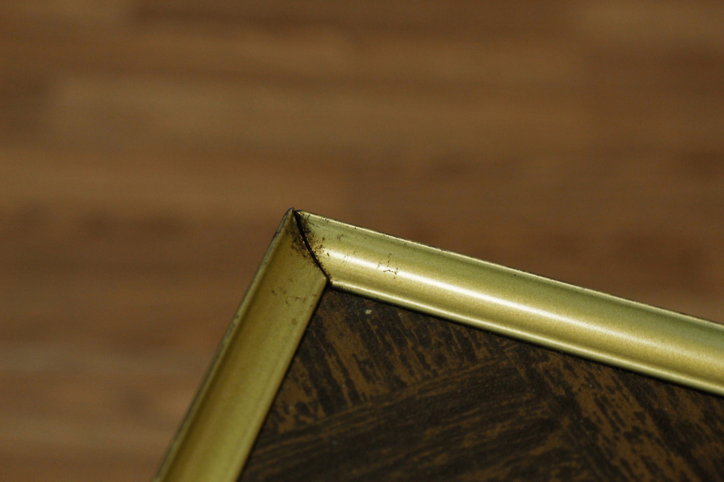 Mid Century Pistachio Stripe Stool