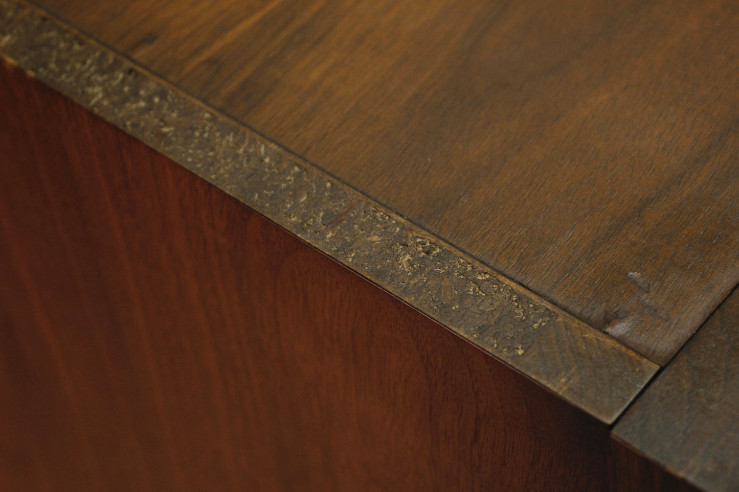 Dark Walnut & Glass 4-Door Bookcase - ONLINE ONLY