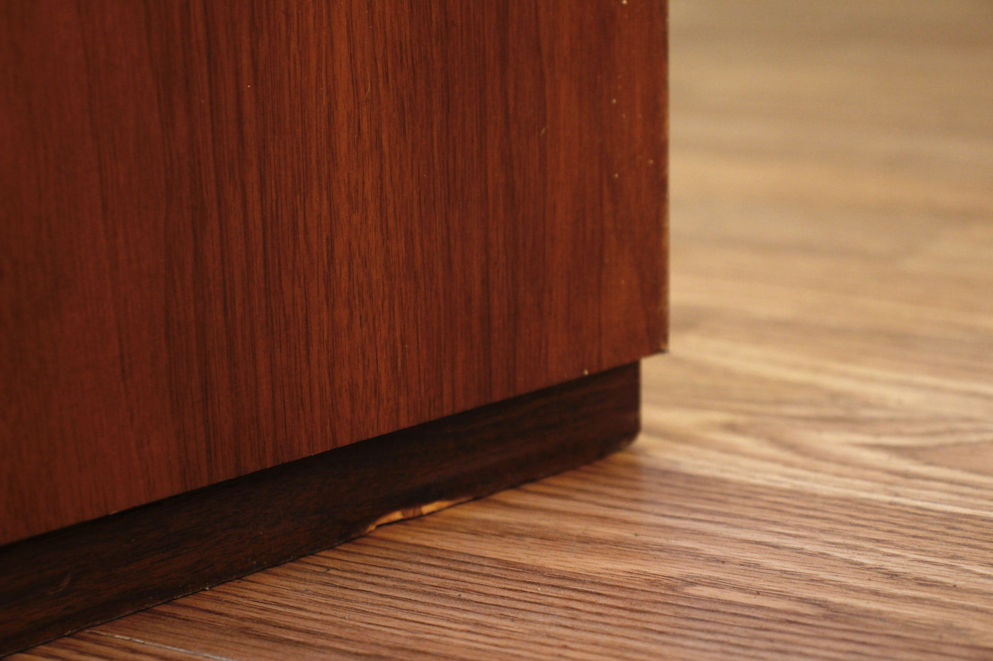 Dark Walnut & Glass 4-Door Bookcase - ONLINE ONLY