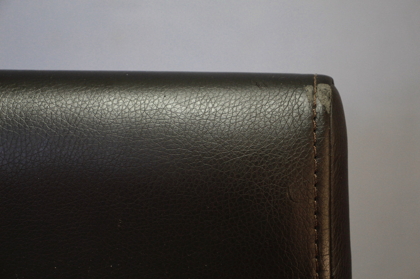 Modern Espresso & Steel Side Chair