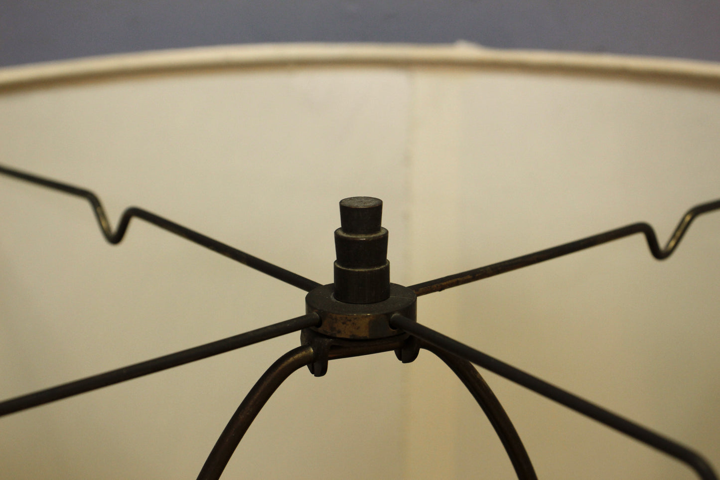 Black Pebbled Chalkware Table Lamp