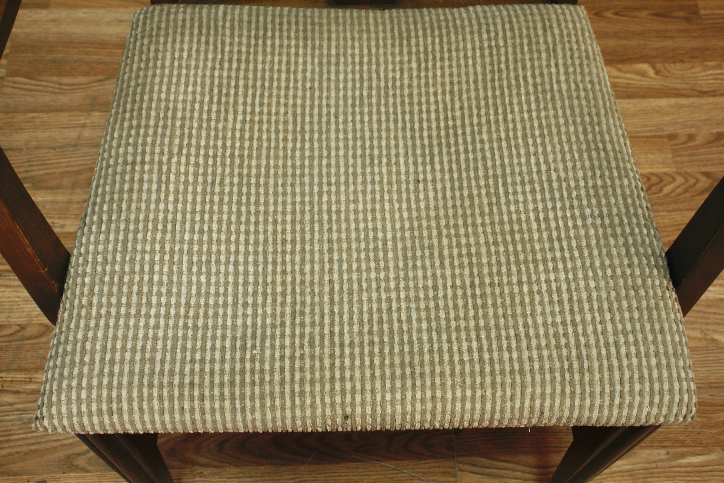 Mid Century Walnut Cross Armchair