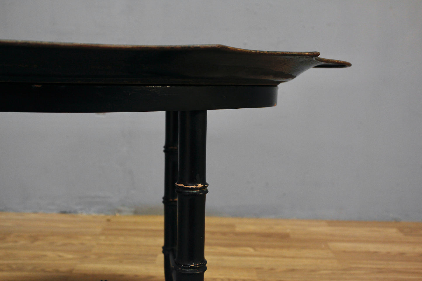 Regency Floral Tole Petite Coffee Table
