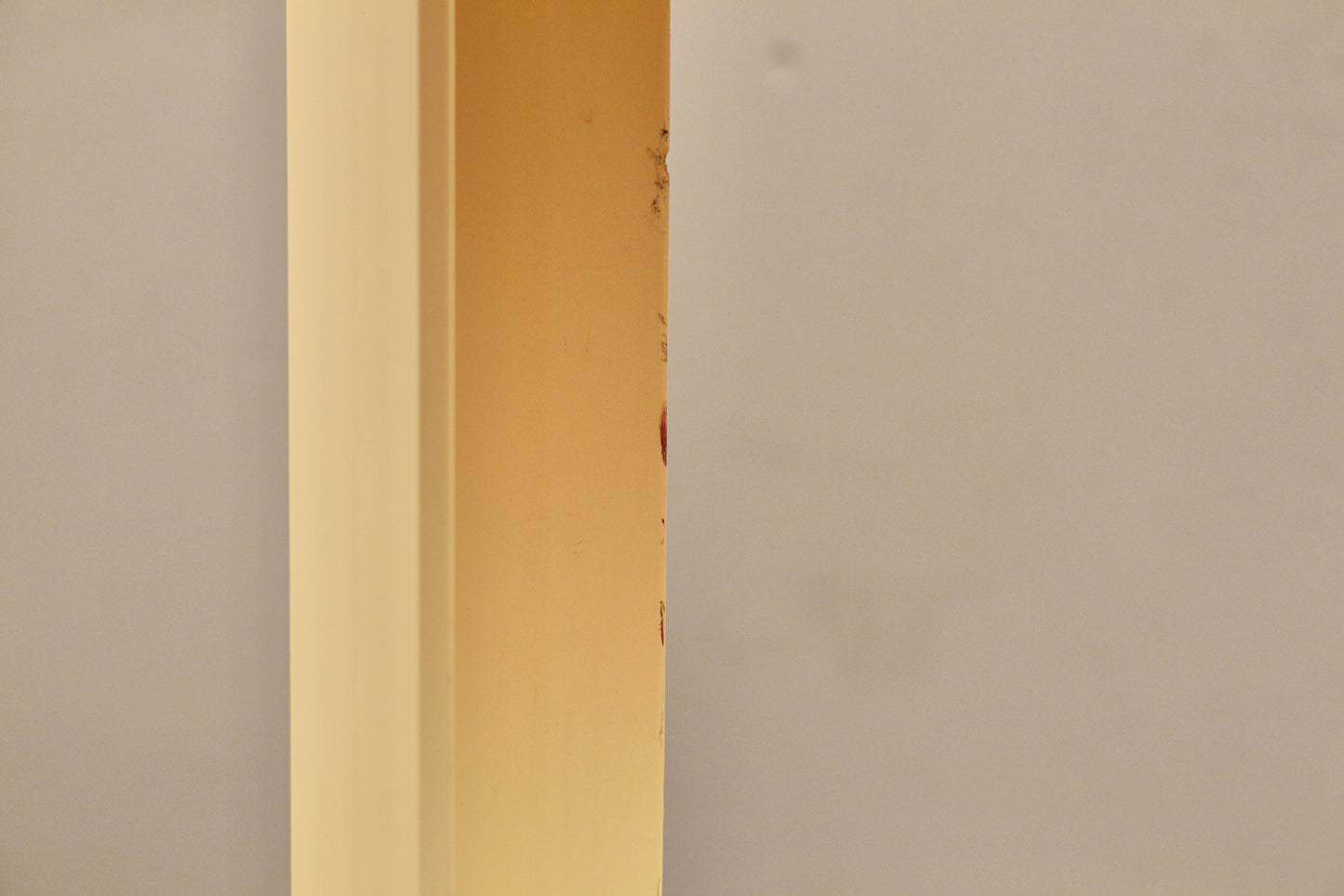 Cream Plastic Parsons-Style Table