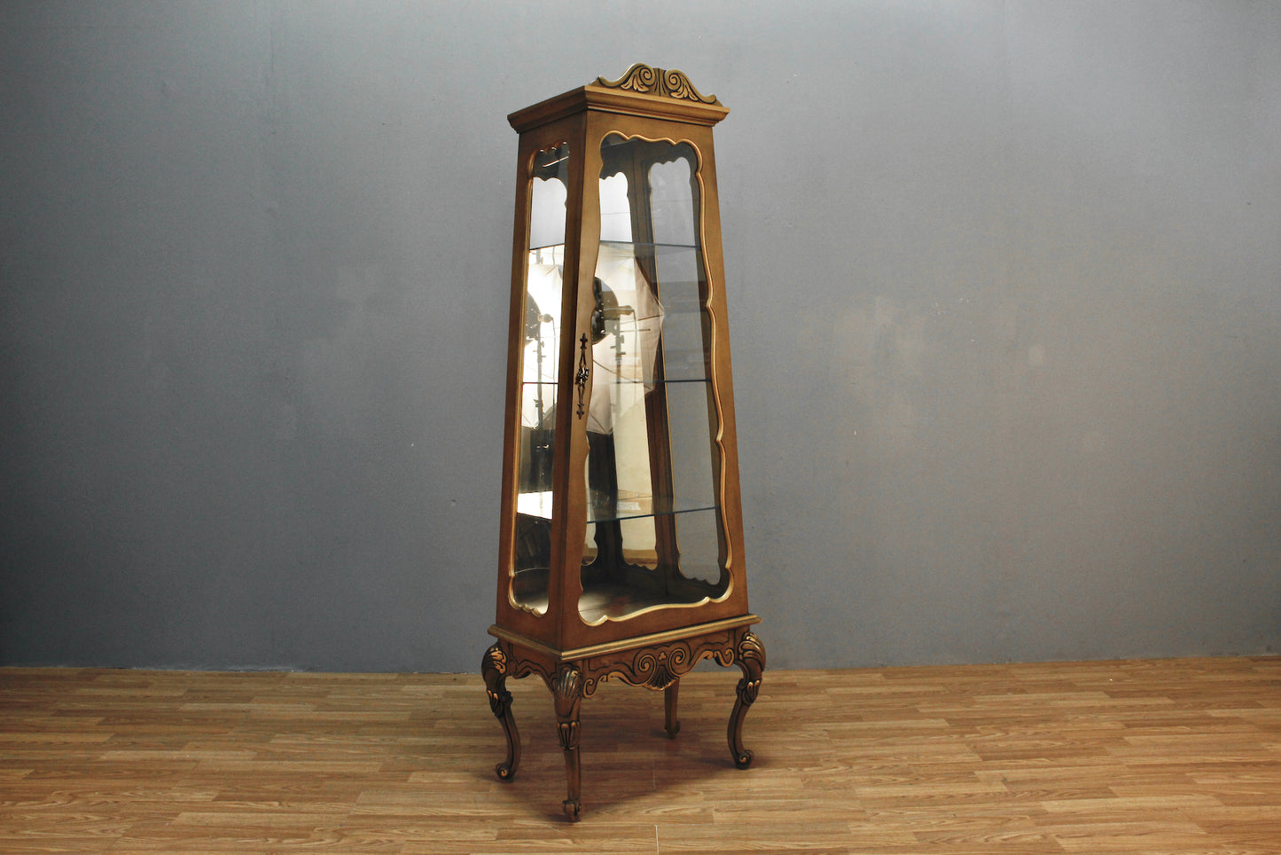 French Provincial Ornate Vitrine - ONLINE ONLY