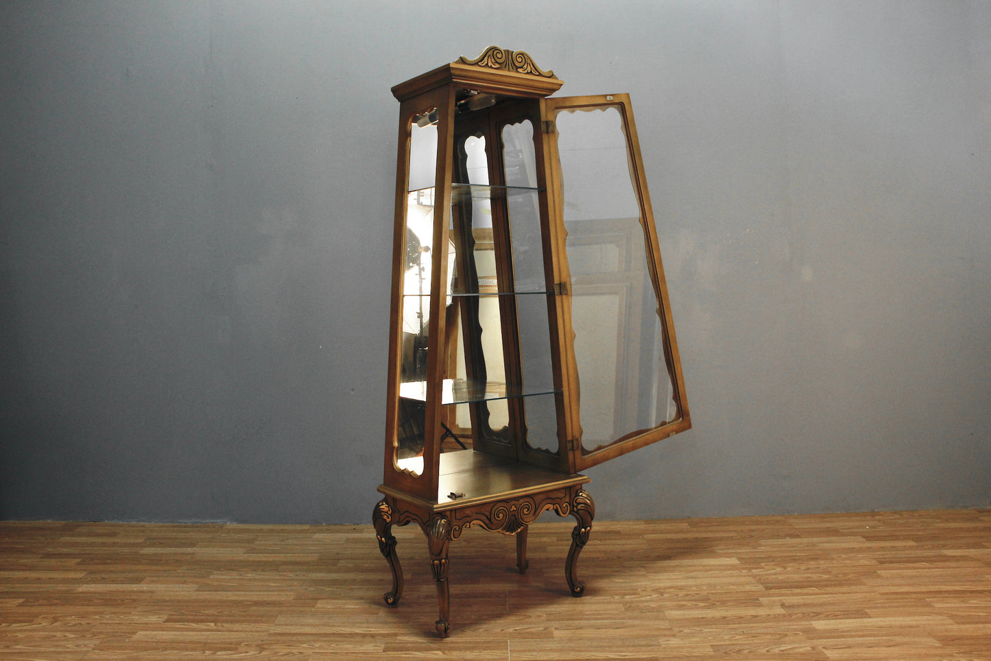 French Provincial Ornate Vitrine - ONLINE ONLY