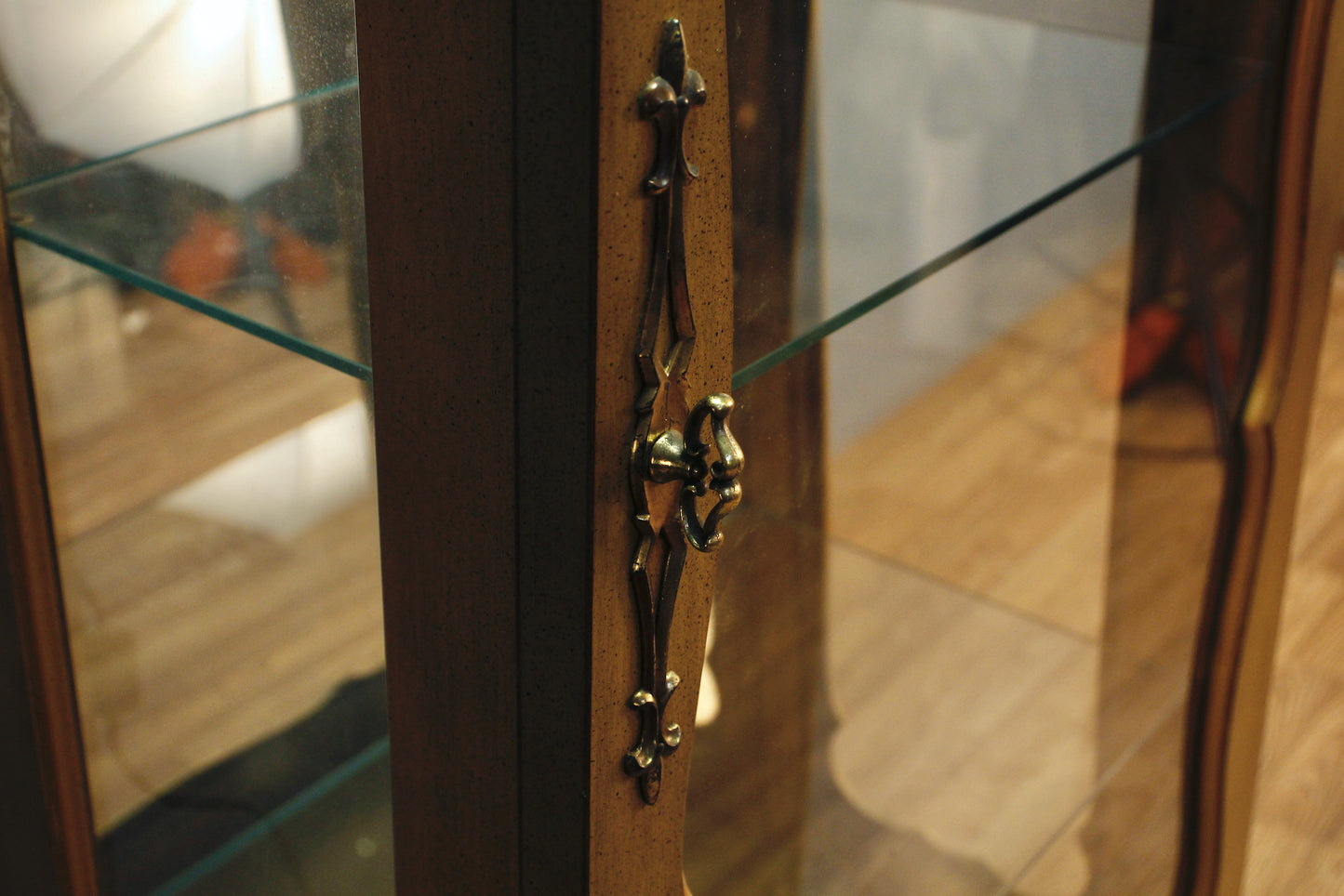 French Provincial Ornate Vitrine - ONLINE ONLY
